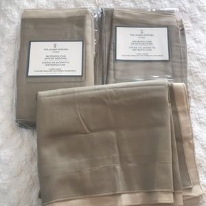 NWT William Sonoma Metropolitan Sateen Bedding